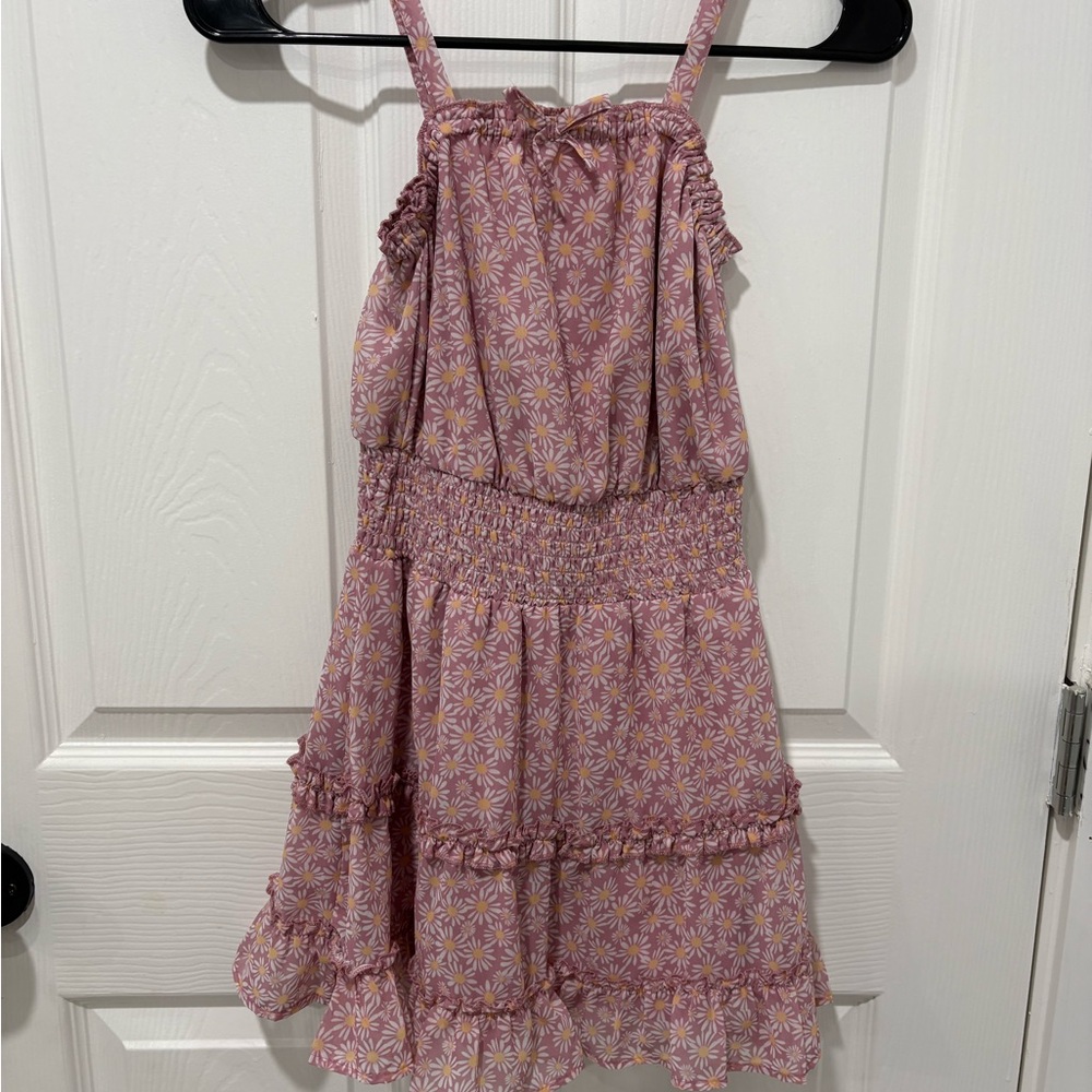 BCBGirls Mauve Floral Kids Dress